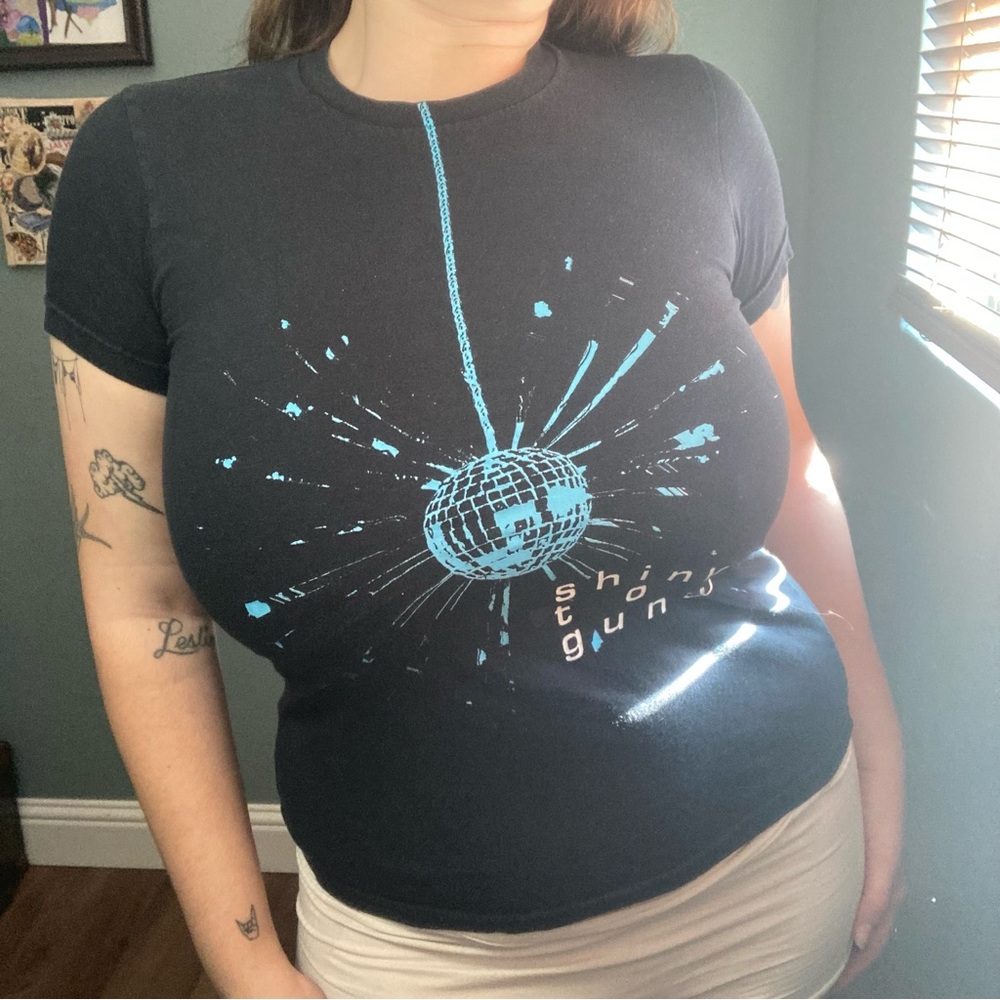 Shiny Toy Guns Band Tee Graphic Cotton T Shirt